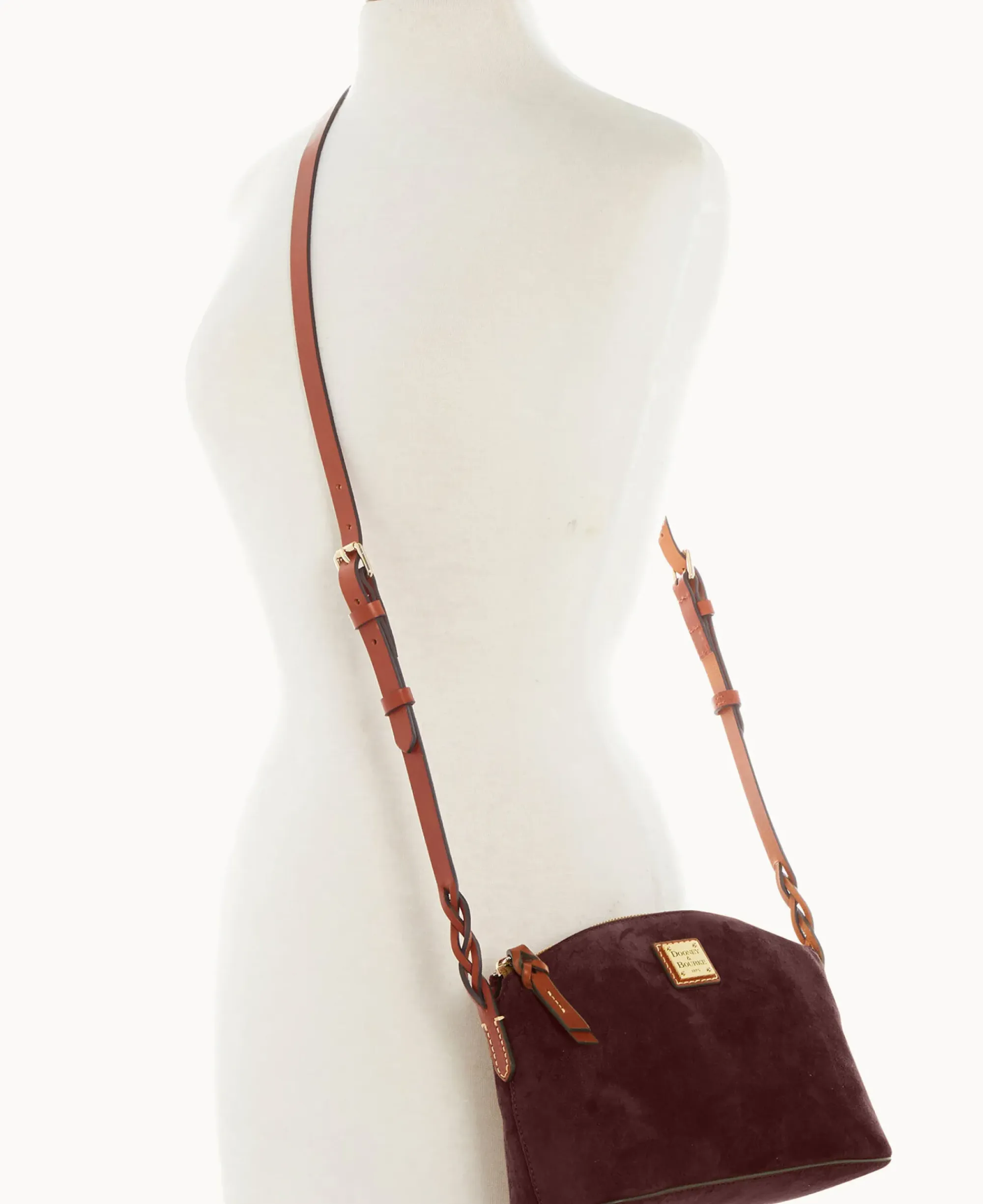 Dooney & Bourke Textured Leather|Mini Bags<Suede Penny Crossbody Wine