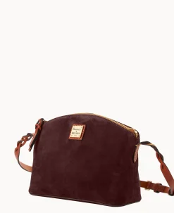 Dooney & Bourke Textured Leather|Mini Bags<Suede Penny Crossbody Wine