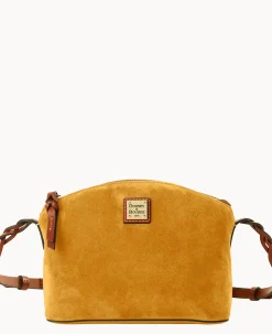 Dooney & Bourke Textured Leather|Mini Bags<Suede Penny Crossbody Chamois