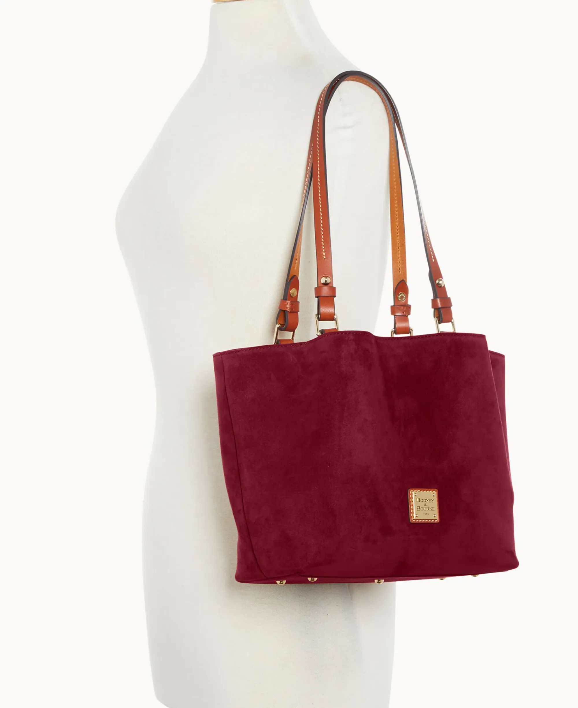Dooney & Bourke Textured Leather|Mini Bags<Suede Small Flynn Wine