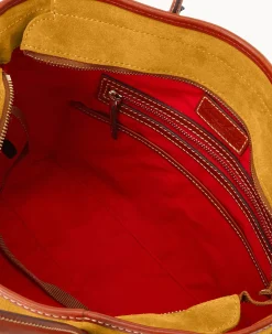 Dooney & Bourke Ready For the Getaway|Textured Leather<Suede Tote Chamois