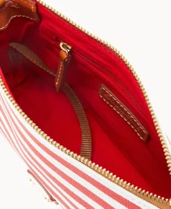 Dooney & Bourke Spring Style|Mini Bags<Sullivan Coated Cotton Crossbody Pouchette Red