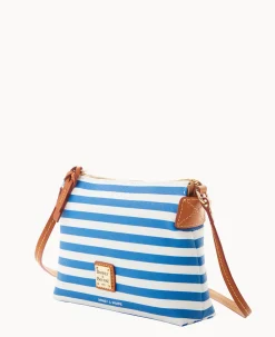 Dooney & Bourke Spring Style|Mini Bags<Sullivan Coated Cotton Crossbody Pouchette Blue