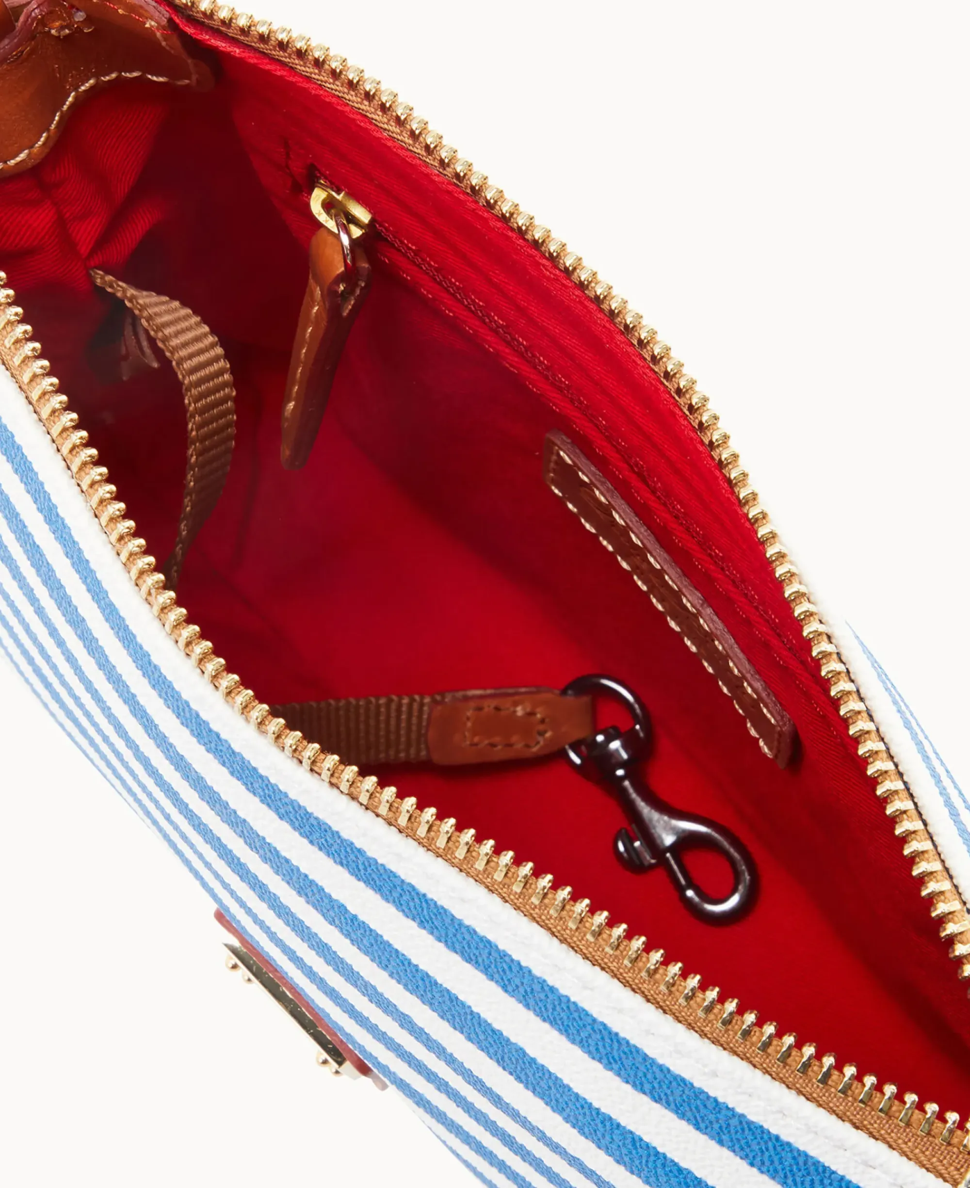 Dooney & Bourke Spring Style|Mini Bags<Sullivan Coated Cotton Crossbody Pouchette Blue