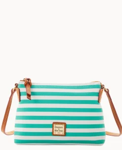 Dooney & Bourke Spring Style|Mini Bags<Sullivan Coated Cotton Crossbody Pouchette Sea Foam