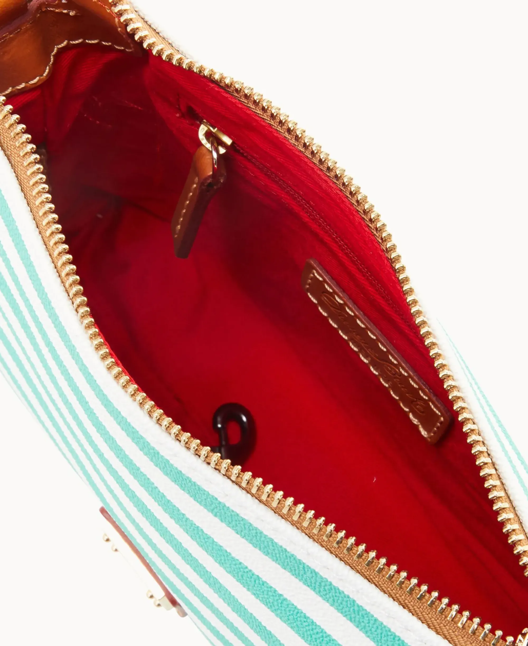 Dooney & Bourke Spring Style|Mini Bags<Sullivan Coated Cotton Crossbody Pouchette Sea Foam