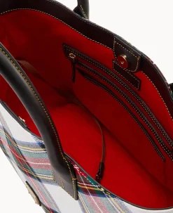 Dooney & Bourke Printed Fabric|Mini Bags<Tartan Small Russel White