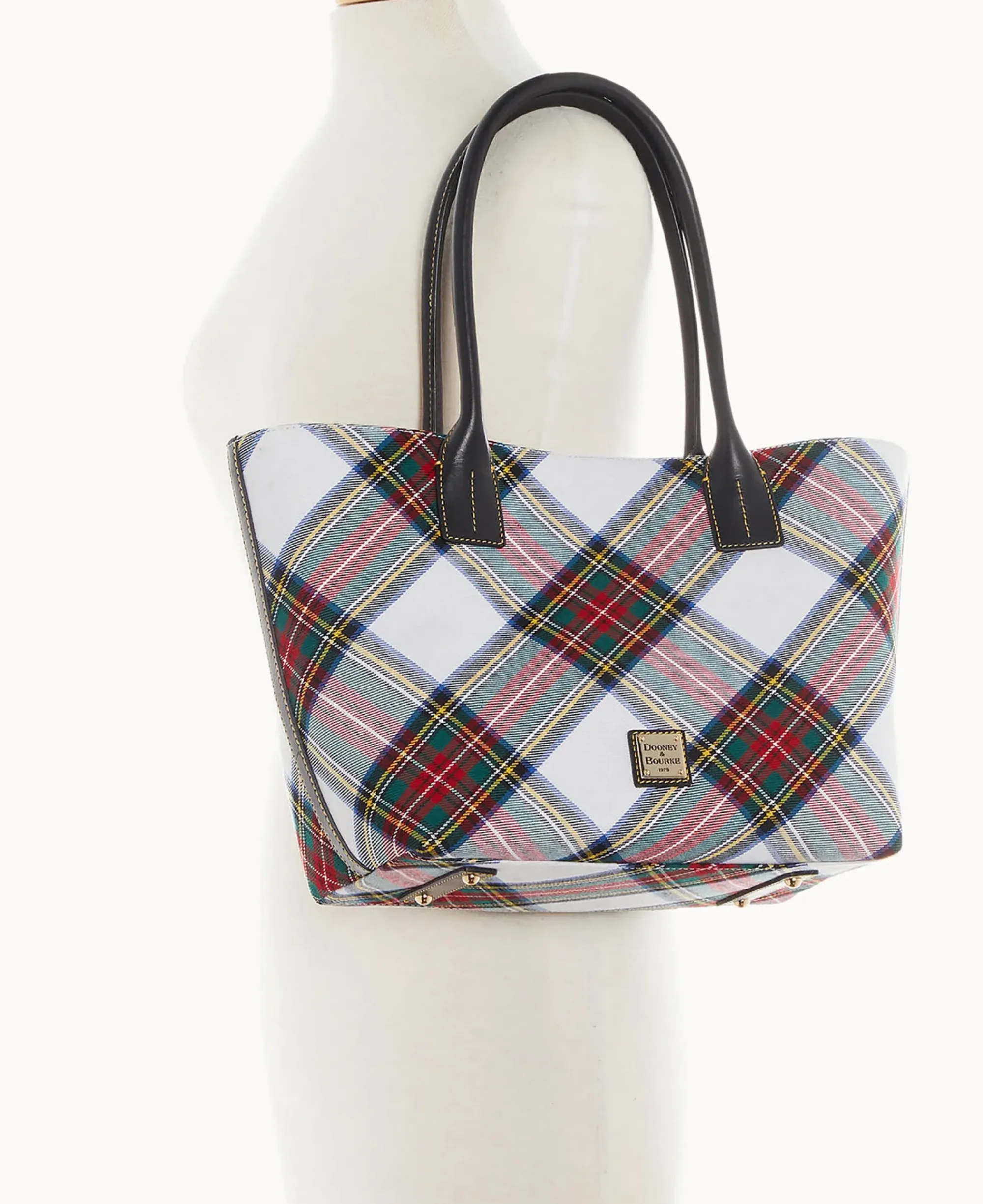 Dooney & Bourke Printed Fabric|Mini Bags<Tartan Small Russel White