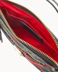 Dooney & Bourke Grab and Go|Wristlets<Tartan Zip Around Wristlet Black