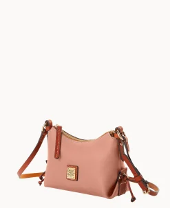 Dooney & Bourke Textured Leather|Mini Bags<Torino Crossbody 20 Dusty Rose