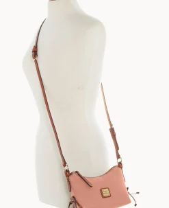 Dooney & Bourke Textured Leather|Mini Bags<Torino Crossbody 20 Dusty Rose
