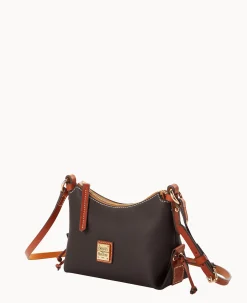 Dooney & Bourke Textured Leather|Mini Bags<Torino Crossbody 20 Brown