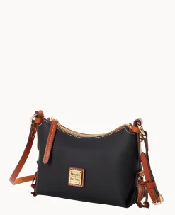 Dooney & Bourke Textured Leather|Mini Bags<Torino Crossbody 20 Black