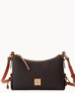 Dooney & Bourke Textured Leather|Mini Bags<Torino Hobo Crossbody Brown