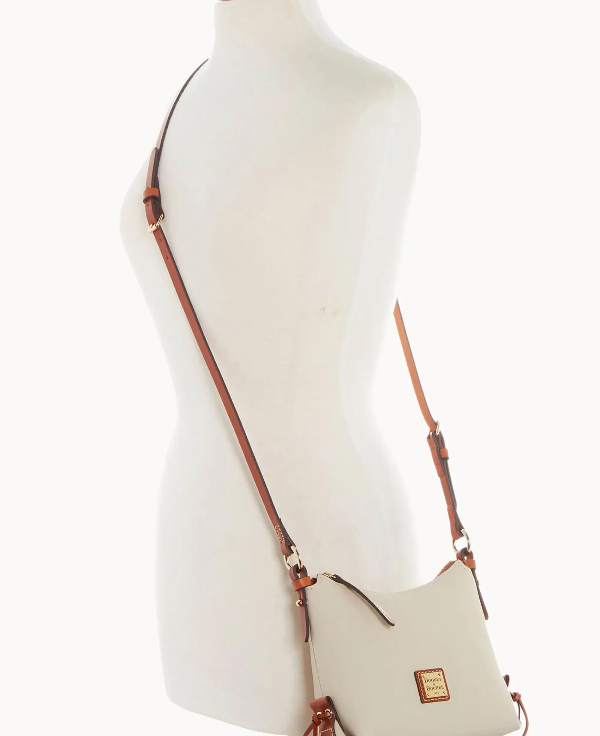Dooney & Bourke Textured Leather|Mini Bags<Torino N S Crossbody 20 Stone