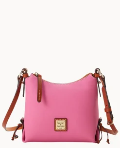 Dooney & Bourke Textured Leather|Mini Bags<Torino N S Crossbody 20 Light Pink