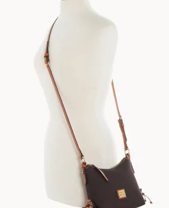 Dooney & Bourke Textured Leather|Mini Bags<Torino N S Crossbody 20 Brown