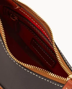 Dooney & Bourke Textured Leather|Mini Bags<Torino N S Crossbody 20 Brown