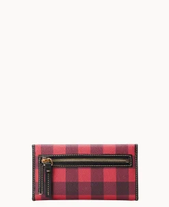 Dooney & Bourke Grab and Go|Clutches<Tucker Continental Clutch Red