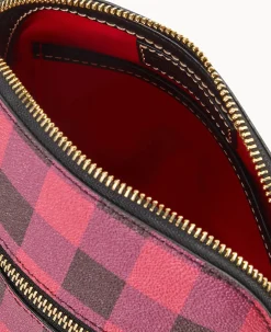 Dooney & Bourke Printed Fabric|Mini Bags<Tucker Domed Crossbody Red