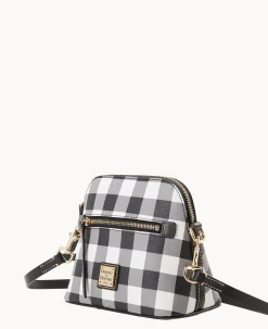 Dooney & Bourke Printed Fabric|Mini Bags<Tucker Domed Crossbody Black