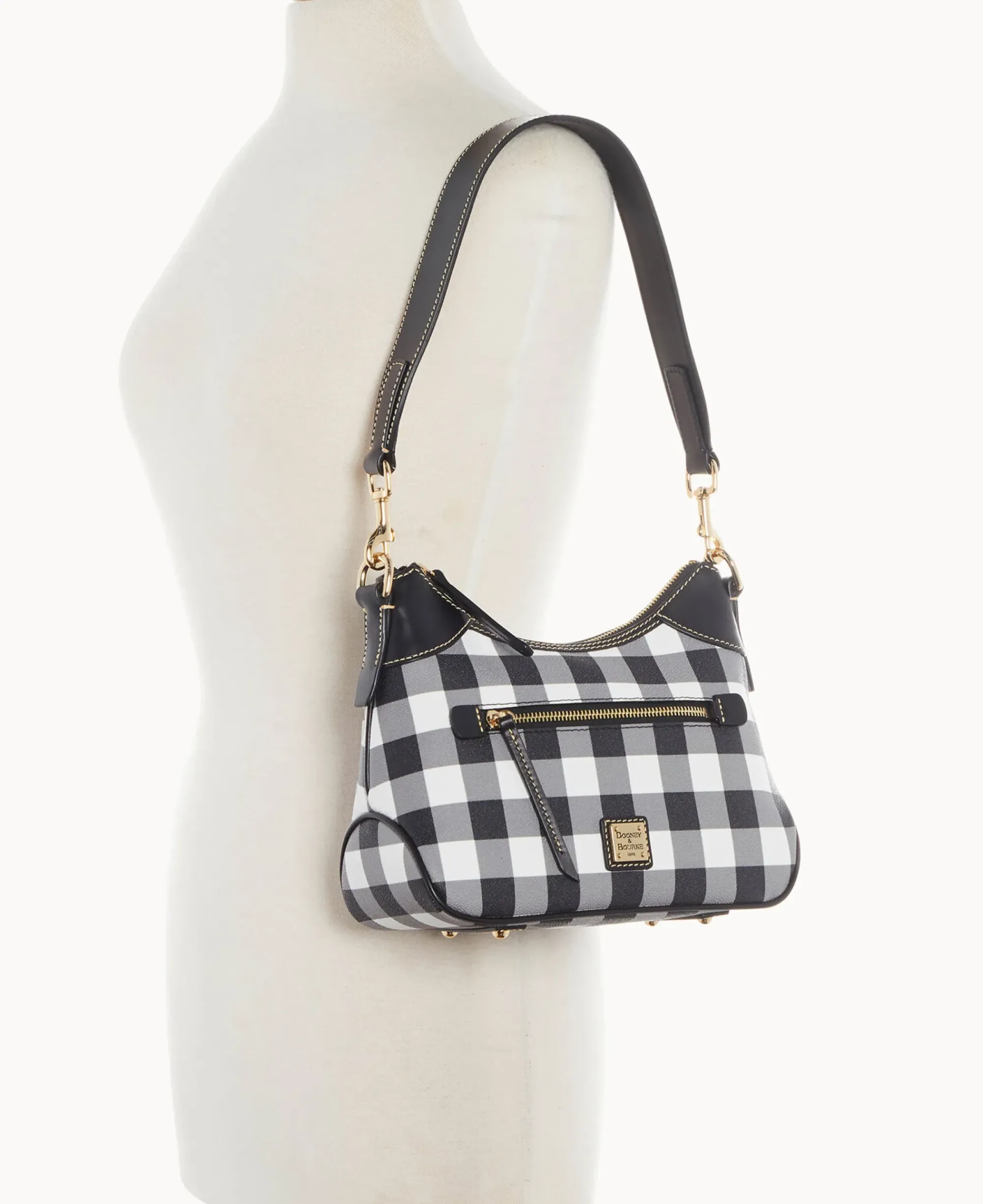 Dooney & Bourke Printed Fabric|Mini Bags<Tucker Small Hobo Black