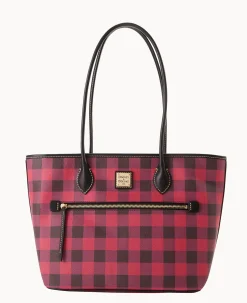 Dooney & Bourke Printed Fabric|Shoulder Bags<Tucker Tote Red
