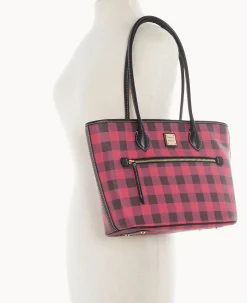 Dooney & Bourke Printed Fabric|Shoulder Bags<Tucker Tote Red