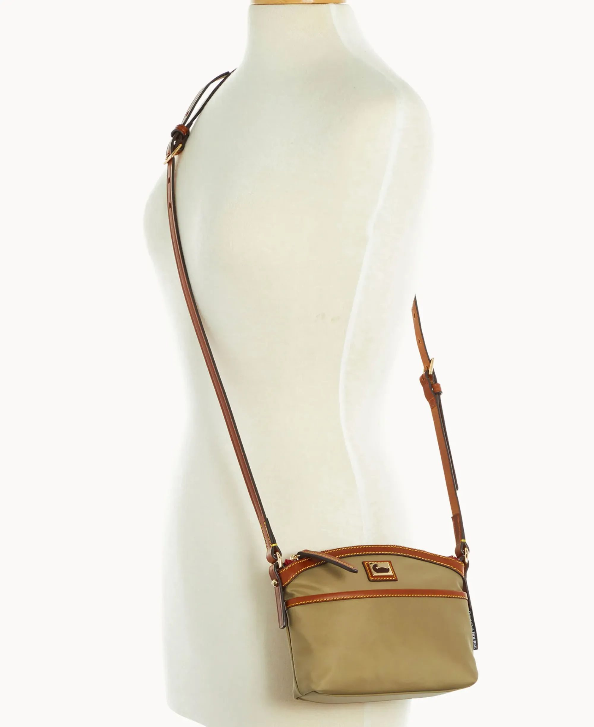 Dooney & Bourke The Wayfarer Collection|Nylon<Wayfarer Domed Crossbody Taupe