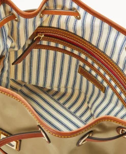 Dooney & Bourke The Wayfarer Collection|Nylon<Wayfarer Drawstring Taupe