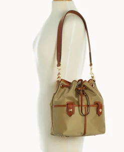 Dooney & Bourke The Wayfarer Collection|Nylon<Wayfarer Drawstring Taupe