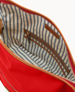 Dooney & Bourke The Wayfarer Collection|Ready For the Getaway<Wayfarer Hobo Red