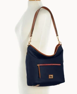 Dooney & Bourke The Wayfarer Collection|Ready For the Getaway<Wayfarer Hobo Navy