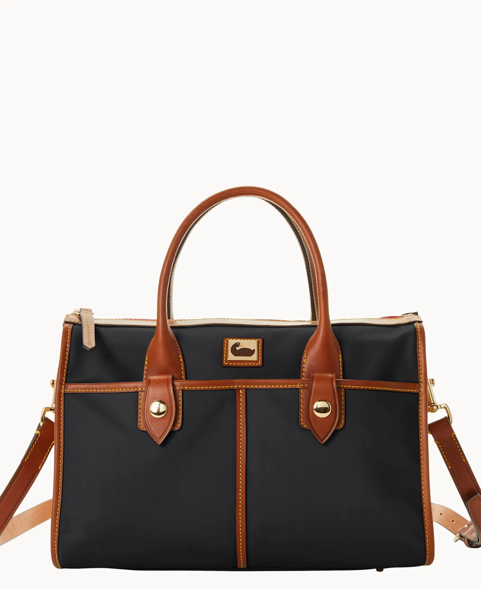 Dooney & Bourke The Wayfarer Collection|Ready For the Getaway<Wayfarer Satchel Black