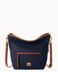 Dooney & Bourke The Wayfarer Collection|Nylon<Wayfarer Small Hobo Crossbody Navy