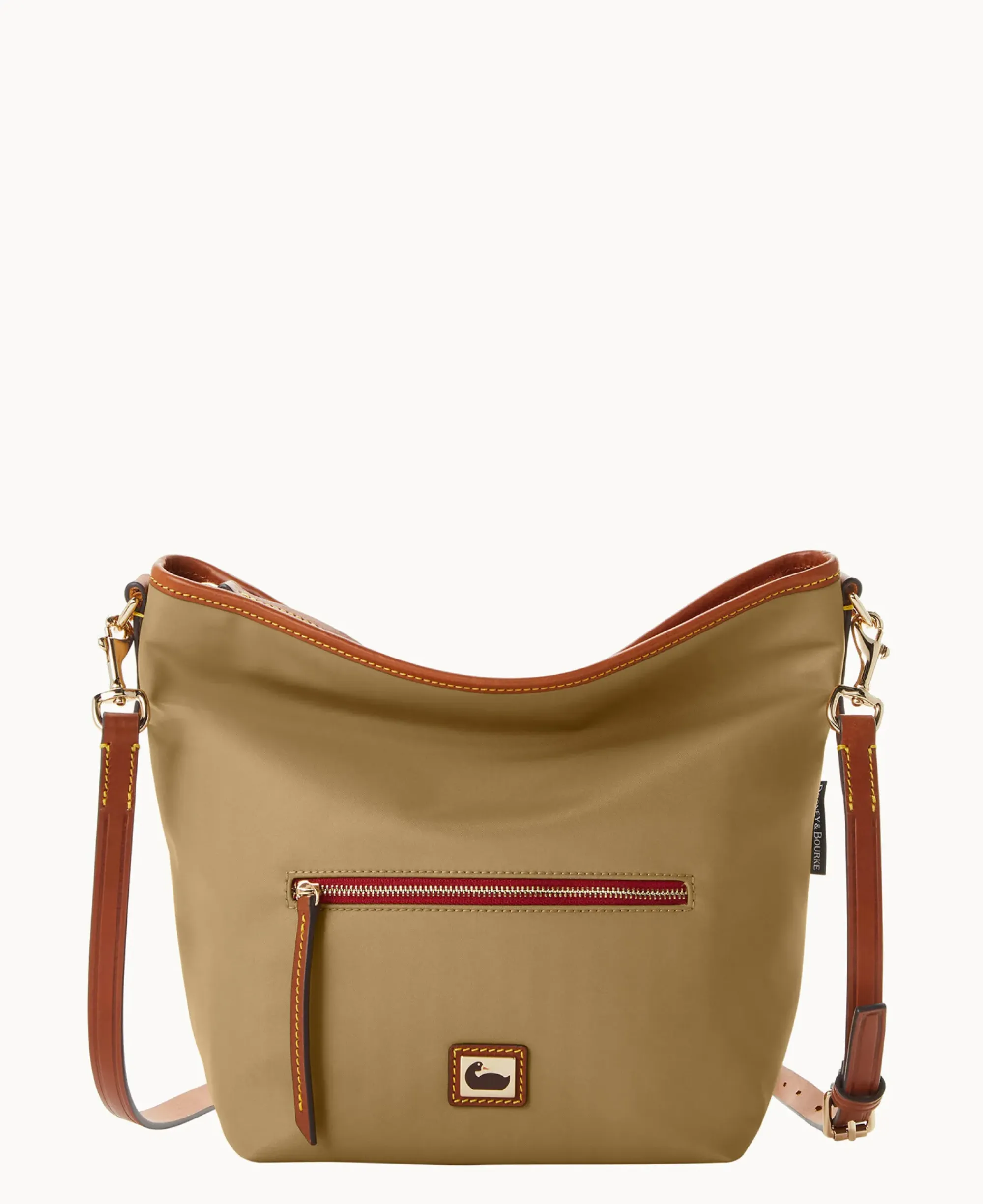 Dooney & Bourke The Wayfarer Collection|Nylon<Wayfarer Small Hobo Crossbody Taupe