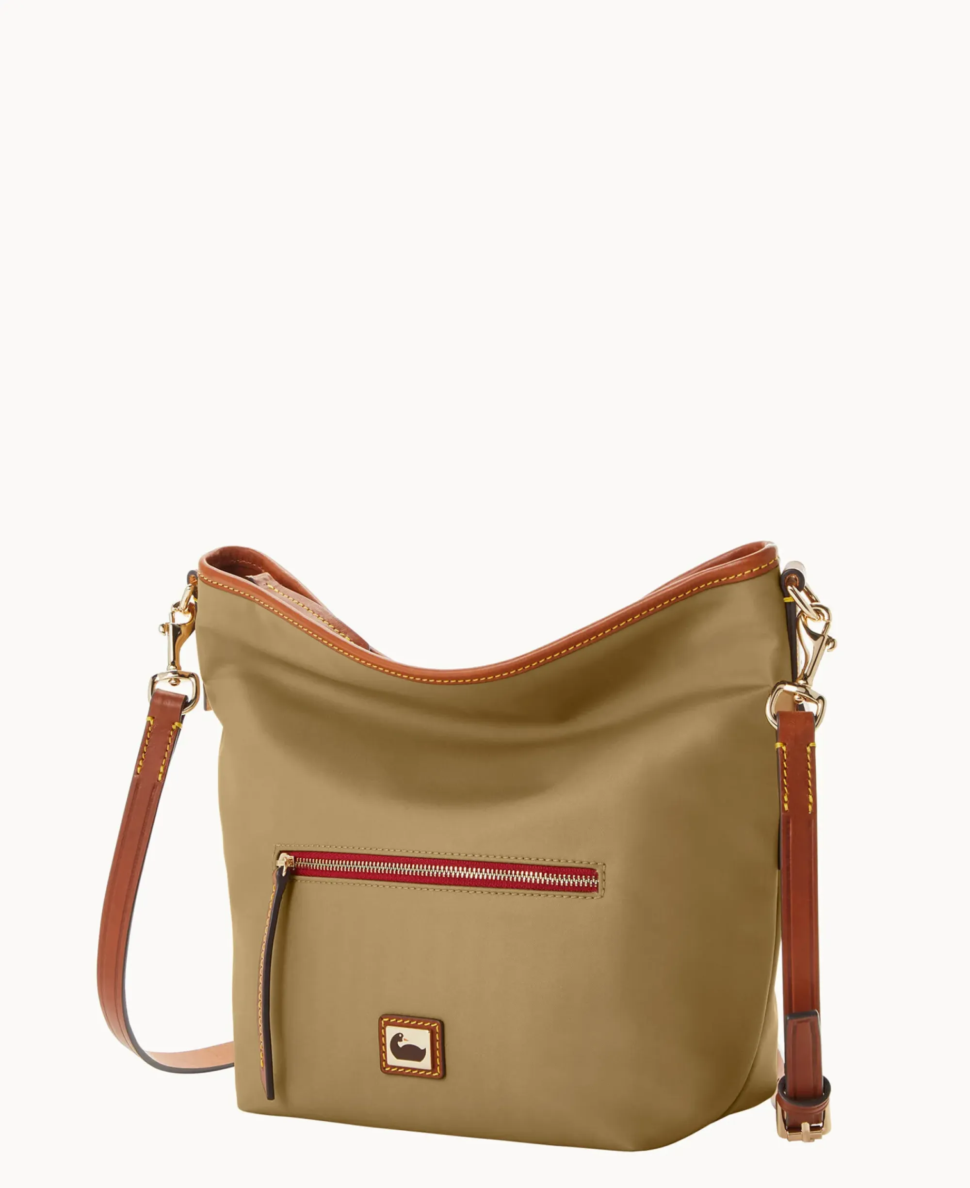 Dooney & Bourke The Wayfarer Collection|Nylon<Wayfarer Small Hobo Crossbody Taupe