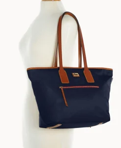 Dooney & Bourke The Wayfarer Collection|Ready For the Getaway<Wayfarer Tote Navy