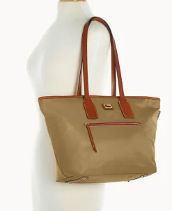 Dooney & Bourke The Wayfarer Collection|Ready For the Getaway<Wayfarer Tote Taupe