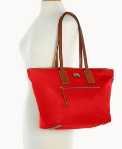 Dooney & Bourke The Wayfarer Collection|Ready For the Getaway<Wayfarer Tote Red