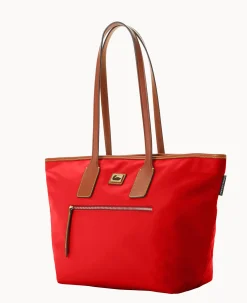 Dooney & Bourke The Wayfarer Collection|Ready For the Getaway<Wayfarer Tote Red