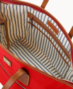 Dooney & Bourke The Wayfarer Collection|Ready For the Getaway<Wayfarer Tote Red
