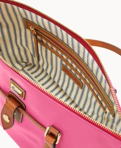 Dooney & Bourke The Wayfarer Collection|Ready For the Getaway<Wayfarer Zip Tote Pink