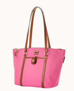 Dooney & Bourke The Wayfarer Collection|Ready For the Getaway<Wayfarer Zip Tote Pink