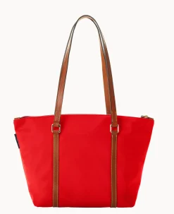 Dooney & Bourke The Wayfarer Collection|Ready For the Getaway<Wayfarer Zip Tote Red