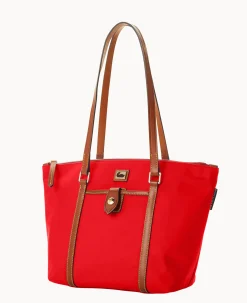 Dooney & Bourke The Wayfarer Collection|Ready For the Getaway<Wayfarer Zip Tote Red