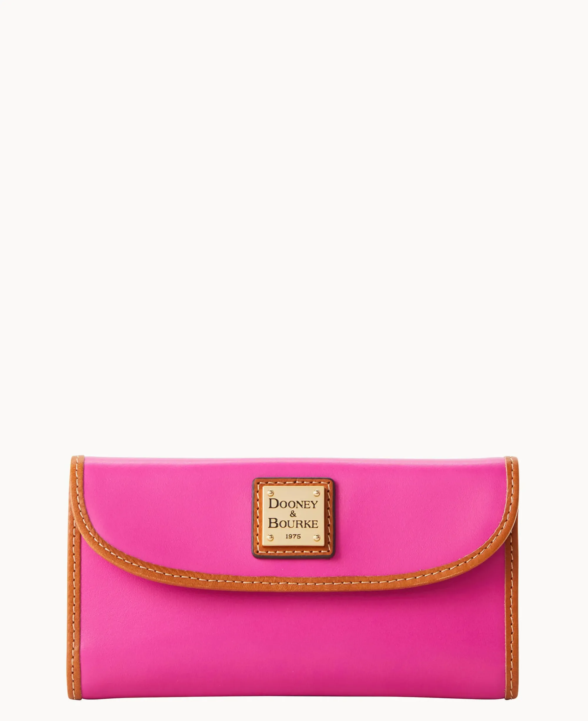 Dooney & Bourke Grab and Go|Clutches<Wexford Leather Continental Clutch Magenta