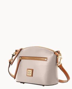 Dooney & Bourke Smooth Leather|Shoulder Bags<Wexford Leather Domed Crossbody Oyster