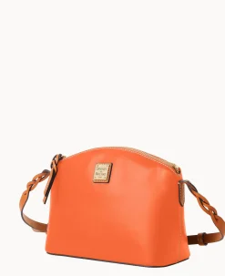 Dooney & Bourke Smooth Leather|Mini Bags<Wexford Leather Penny Crossbody Coral