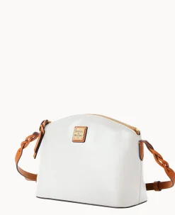 Dooney & Bourke Smooth Leather|Mini Bags<Wexford Leather Penny Crossbody White
